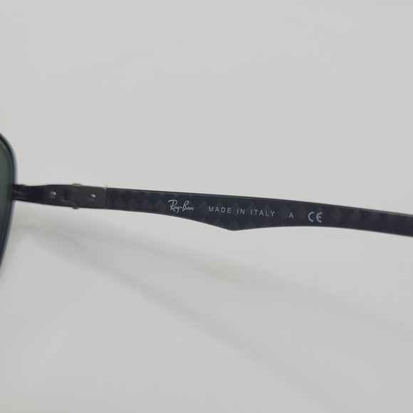 Ray-Ban Sunglasses Mens Black Green Polarized RB8308 Rectangular FRAMES ONLY - Picture 7 of 10